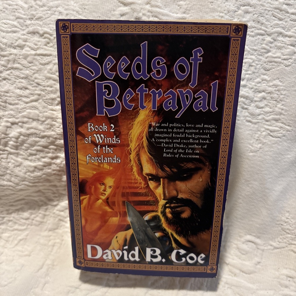 Seeds of Betrayal by David B Coe Vtg Fantasy Paperback Book 2